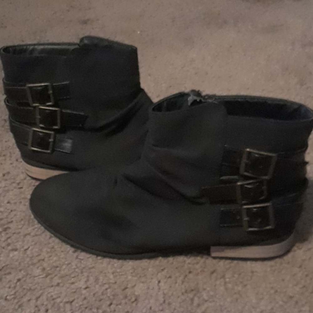 Black booties